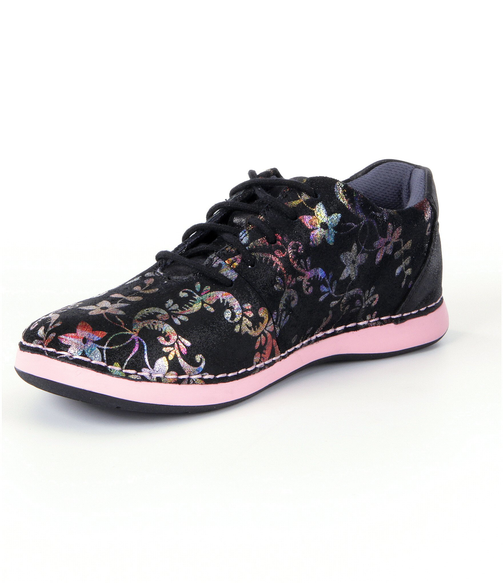 alegria leather lace up shoes essence